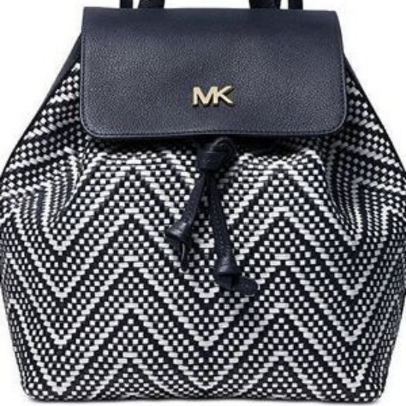 MICHAEL Michael Kors Handbags - Michael Kors Junie Chevron Leather Flap Backpack